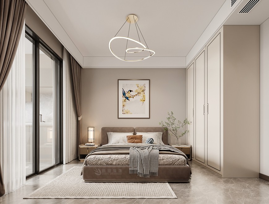 安(ān)魯班裝(zhuāng)飾華清學(xué)府城150平米新(xīn)中(zhōng)式設計——老人房效果圖 安(ān)魯班裝(zhuāng)飾華清學(xué)府城150平米新(xīn)中(zhōng)式設計——老人房效果圖